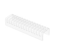 JLLEIZYZ Soporte Exhibidor de Muestras de Azulejos, Expositor Metálico de Escritorio, Material Acrílico, Apto para Azulejos de Cerámica, Mármol y Losas(White)