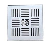 JLLEIZYZ Tapa para Arqueta 40x40, Rejilla Desague Jardin, Tapas Decorativa Cuadrada, Ideal para Patios, Parques y Aceras(40x40x3cm/16x16x1.2)