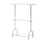 JLLEIZYZ Tendedero Radiador, Estante para Radiadors Blanco, Extensible en Ambos Extremos, Altura Regulable, Multifuncional