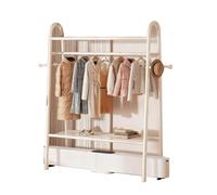 JLLEIZYZ Tendedero Radiadors, Estante para Radiador Blanco con Plataforma y Ganchos, Gran Capacidad, Apto para Uso Interior y Exterior(White,160x85x41cm/63x33x16in)