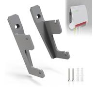 JLNJLE - Soporte de pared para router FritzBox 7590AX/7530/7510/5590/6660, soporte de plástico ABS de alta calidad para módem con gestión de cables para disipa el calor y ahorra espacio (gris)
