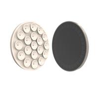 Jlobnyiun Accesorio de Silicona para de teléfono con : domina tu Contenido Manos Libres, Soporte Adhesivo magnético para Espejos, estantes de Vidrio y Gimnasio, Agarre Antideslizante Lavable | Víde