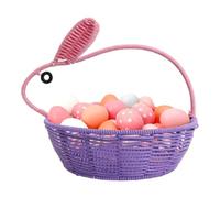 Jlobnyiun Cesta de almacenamiento de ratán, decoración del hogar de conejo de Pascua, cestas tejidas de ratán para almacenamiento, para dormitorio, sala de estar, despensa, granja, juguete, aperitivos