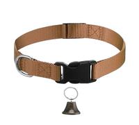 Jlobnyiun - Collares de cabra con campanas, collar ajustable de nailon para caballo y oveja, hebilla de liberación rápida, accesorio antipérdida con campanilla para ganado pequeño