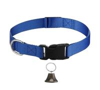 Jlobnyiun Collares de cabra con campanas, collar ajustable para ovejas con campana,collar cervical con hebilla de liberación rápida sonido claro diseño antipérdida para animales de granja