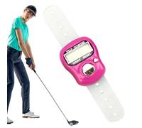 Jlobnyiun Contador de Clics,Contador de Dedos con Pantalla Digital | de Golf Portátil Reset Gancho para Golf, Entrenamiento, Torres, El