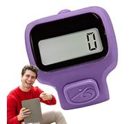 Jlobnyiun Contador electrónico para dedos: dispositivo con digital, correa ajustable para portátil | Clicker de compacto para entrenar la grabación de actividades de entrenamiento, golf, Med