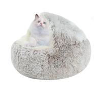 Jlobnyiun Cueva para Perros - Tela 330 g Universal para Mascotas pequeñas, Ropa de Lavable a máquina, acogedora y esponjosa, Capa Suave extraíble Descanso Interior para Dormir en