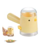Jlobnyiun Depósito de sal,Molinillo de pimienta cuantitativo - Esparcidor de sal manual a prueba de humedad con mango para cocina actividades al aire libre hornear