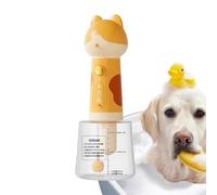 Jlobnyiun Dispensador de jabón para Perros - Dispensador eléctrico de champú, espumador de Dibujos Animados para Lavado de Perros y Gatos, pulverizador automático para Limpieza de bañera, Ducha, casa