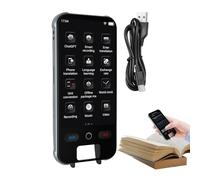 Jlobnyiun Dispositivo traductor de idiomas, traductor instantáneo bidireccional, traducción portátil para grabación, aprendizaje de texto, estudio fotográfico, servicio al cliente