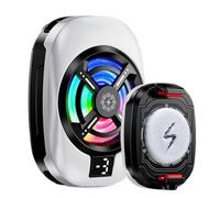 Jlobnyiun Enfriador De Teléfono Para Juegos | Radiador Electrónico Ajustable,Accesorios De Juego Móvil De Bajo Ruido, Equipo De Refrigeración Para Transmisión En Y Vlog Al Aire Libre