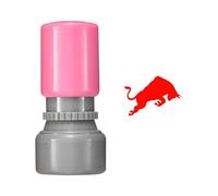 Jlobnyiun Estampador de Golf - Marcador de Identidad de Bola Rojo de 0,59 Pulgadas, Sello Impermeable de Secado rápido, identificador, Accesorio portátil, Herramienta de Marcado Duradera, fácil y cóm