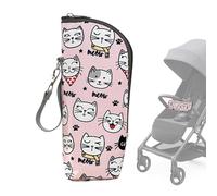 Jlobnyiun Funda enfriadora de Botellas, Bolsa aislada para Viajes, protección de Aislamiento, Soporte para Tazas de Viaje para Verano, Camping, guardería, Picnic, enfermería, b, Refer to Description