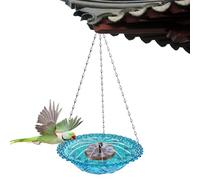 Jlobnyiun Hummingbird Shower Basin - Backyard Decor Gear, Landscaping Courtyard Retrait Visual, Natural Ambiance Logic, Wildlife Support Quality, Heavy Gray Unit Pool, Terrace | for Bird Lover Gift