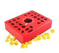 Jlobnyiun Juego De Emparejar Formas para Niños - Juguetes de Aprendizaje Temprano,Juego de Aprendizaje de Formas,para Preescolar Jardín De Infancia Niños Niñas Aula Hogar Escuela Viaje Cumpleaños