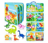 Jlobnyiun Juegos Educativos Para Niños | Libro De Granja Para Niños - Actividades Para Desarrollo De Habilidades Motoras Para Niños En Edad Preescolar En Casa Y Viajes