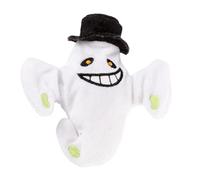 Jlobnyiun Juguetes para gatos - Muñeca suave recargable con batidos en forma de fantasma para gatitos - o para mascotas, eléctrico antiarañazos para ejercicio de