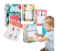 Jlobnyiun Libro para colorear para niños para con agua, tarjetas de aprendizaje del alfabeto como juguete educativo, libro para colorear para marcadores de agua, para viajes, coche,