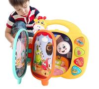 Jlobnyiun Libros parlantes para niños, juguete educativo para la infancia con sonidos y - Juguete sensorial interactivo - para niños guardería casa coche viajes regalo