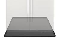 Jlobnyiun Mini alfombrilla de silicona para refrigerador, 60 x 60 x 1,5 cm, protector de suelo para refrigeradores, posavasos antideslizantes para enfriador de vino, secadora, lavavajillas, ducha