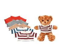 Jlobnyiun Oso De Cuero, Oso De Peluche | Guía De Animales De 12 Pulgadas Con 5 Ropa - Osos De Peluche, Animal De Peluche Para Novia, Mamá, Cumpleaños, San