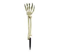 Jlobnyiun Palischermi - Esqueleto de Halloween, decoración de calavera, pasto esqueleto yardo, fantasma, resistente al agua, para cementerio, decoración exterior, entrada, jardín, patio