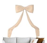 Jlobnyiun para decoración de árbol de Navidad: domina tu estética, Cinta de Terciopelo Gigante de 180 cm con Colas de Memoria estructurales, navideño de Profesional, Color Burdeos para