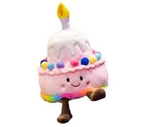 Jlobnyiun Peluche Musical para Tarta - Feliz Figura de canción, Relleno de Terciopelo, Juguete Interactivo, Mini muñeca de pastelería | Regalo Alegre para la decoración