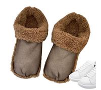 Jlobnyiun Plantillas térmicas,Plantillas de lana,1 par de plantillas de zapatillas de felpa súper suaves | Zapatillas, forros peludos, plantillas acogedoras para zapatillas de zapatos