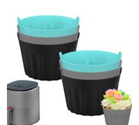 Jlobnyiun Set di ni, ni para freidora de aire | para muffins reutilizables para freidora de aire - para huevos escalfados, para, para pasteles, magdalenas, tartas, pudines, pan