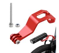 Jlobnyiun Soporte de luz de horquilla de bicicleta, soporte de faro delantero de horquilla de bicicleta, soporte de luz ajustable portátil para horquilla de bicicleta, multifuncional de alta