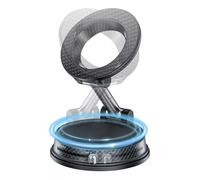 Jlobnyiun Soporte magnético para teléfono móvil, soporte móvil para aspiradora, giratorio 360 grados, soporte magnético para teléfono móvil, para transmisión en vivo en SUV, remolques, tractores y