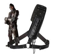 Jlobnyiun Soporte Trasero de Sable: dé Forma rápida a un Aspecto auténtico de Guerrero, de Sable de Ajuste Universal, Cuero sintético y Duradero, diseño de Estabilidad Cruzada | para Larp,