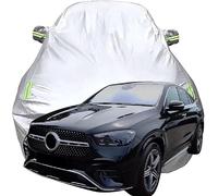 JLQFYWL Funda Coche Exterior para 2024 Mercedes-Benz GLE Coupe 450d, Cubierta de Coche Impermeable Anti-UV Transpirable Resistente al Polvo Lluvia Nieve Rasguño,Silver-Plus-Cotton