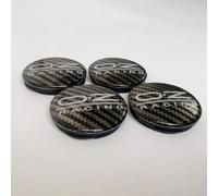 JLVVW 4 Uds Tapas Centrales Cubo de Coche, para OZ Racing M595, 62mm, Tapas Centrales Rueda con Insignia de Llantas A Prueba Polvo, Tapacubos Impermeables, Accesorios Exterior