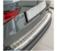 JLVVW Acero Inoxidable, Protector Parachoques Trasero de Coche, para Seat Ateca 2016-2023, Adhesivo Decorativo Colisión Antirrayas en el Maletero, Accesorios Exteriores