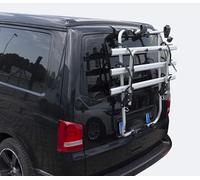 JLVVW Aluminio, Portabicicletas Maletero Trasero de Coche, Portabicicletas, Sistema de Fijación Único (sin Grapas, Sin Perforaciones), Accesorios Decorativos Exteriores, para V-W T5 T6