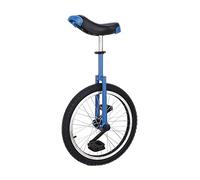 JLXJ Monociclos Rueda Azul de 16 "/ 18" / 20" Monociclo Rueda de Neumático de Butilo a Prueba de Fugas, Ajuste de Altura Azul Bicicleta con Borde de Aleación de Aluminio, para Adultos, Niños, Niños