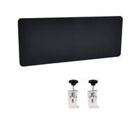 JLXJYS Separador de Mesa Oficina Panel de privacidad bajo el Escritorio, Panel de privacidad Comercial con Abrazadera for cajón de Escritorio, tamaños Personalizables(Black,Length 37 Inch)