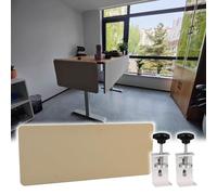 JLXJYS Separador de Mesa Oficina Panel de privacidad sin Perforaciones for Debajo del Escritorio, 152 cm de Alto, de Fibra de poliéster. Ideal for Cubrir la Modestia de la Mesa(L x H 63 x 23 3/5 in)