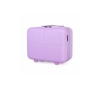 JLY Juego de maletas negras de alta calidad, 100 % policarbonato alemán, organización superior, bloqueo de seguridad TSA, ruedas ultra silenciosas, Púrpura De La Lavanda, Vanity Case, 1 unidad