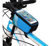 Jlyifan Soporte frontal para teléfono de bicicleta, funda para manillar de pantalla táctil para iPhone Air, iPhone 17, 16 Pro, iPhone 11 Pro Max XS Max XR Google Pixel 9a 8a 6 OnePlus Nord 2 (azul)