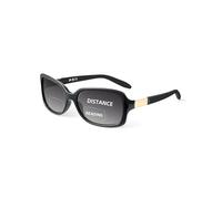 JM Clásica Bifocales Gafas de Lectura Cudaradas Elegante Gradiente Gafas de Sol Lectores Para Mujer +3.0 Todo Negro