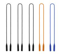 JM Colgante para Gafas Cordón de Silicona Impermeable Apto para Hombre, Mujer o Niños [Pack de 5 Unidades - Colores Mixtos]