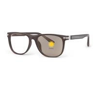 JM Gafas de Bloqueo de Luz Azul Hombre Mujer, Filtro de Luz Azul Gafas para Videojuegos, Lentes Fotocromáticas Marco de Cafe