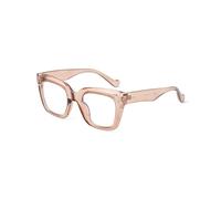 JM Gafas de luz azul cuadradas, anteojos que bloquean la luz azul de la computadora y protegen los ojos para mujeres y hombres marrón