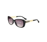 JM Gafas de sol bifocales para lectura para mujer, gafas de lectura cuadradas con degradado, gafas de lectura para exteriores, protección UV400 Negro +1.25