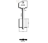 Jma - Llave de seguridad gorja laton mod cr11g (bolsa 10 uds)