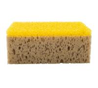 Jmb+ JMBPLUS 9994 - Esponja Especial de Doble Cara para Eliminar Insectos Muertos y pegados en la carrocería del Coche, Color Amarillo